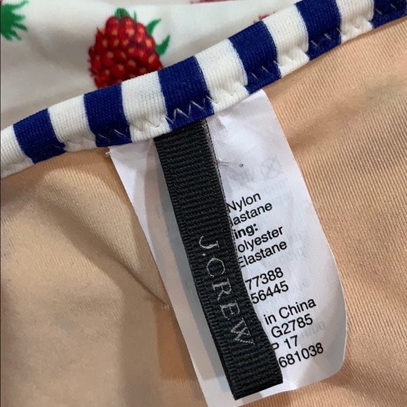 J. Crew Halter One-Piece Swimsuit in Berry Print - Picture 7 of 8